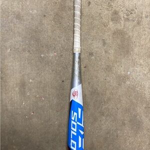 Easton Blue and Silver Outdoor Baseball Bat with Metal Barrel